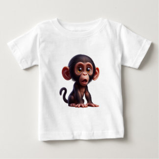Camiseta Charming Chimp Whimsy - Adorável Primatas de Carto