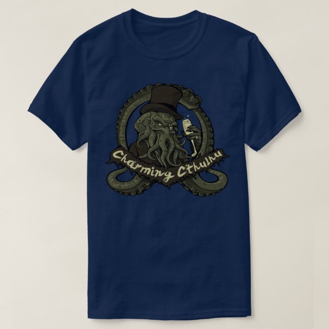 Camiseta Charming Cthulhu (Frente do Design)