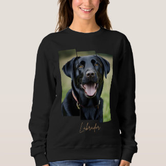 Camiseta Charming Labrador Retriever Portrait - Triptych Ar