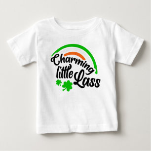 Camiseta Charming Little Lass Baby