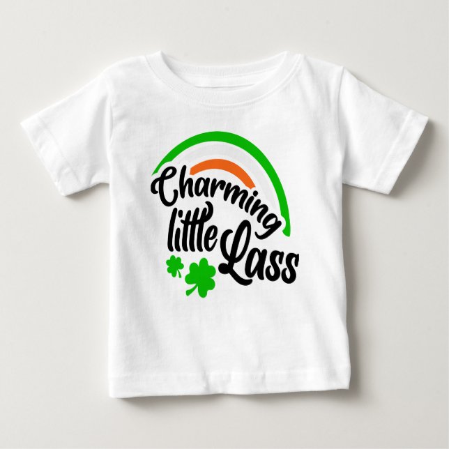 Camiseta Charming Little Lass Baby (Frente)