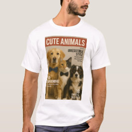 Camiseta Charming Pet Trio - Animais Na moda com Personali