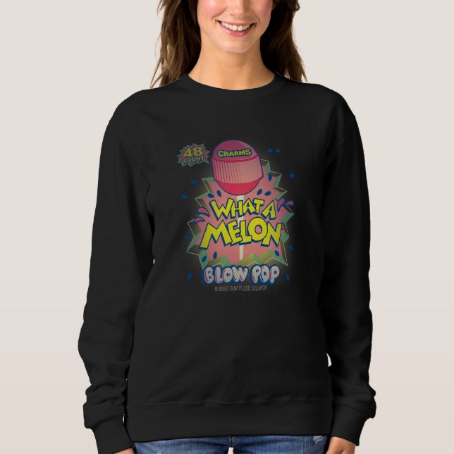 Camiseta Charms Blow Pop What A Melon Broken Background (Frente)