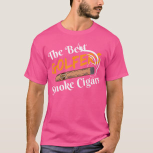 Camiseta Charuto Engraçado Os Melhores Golfistas Fumam Char