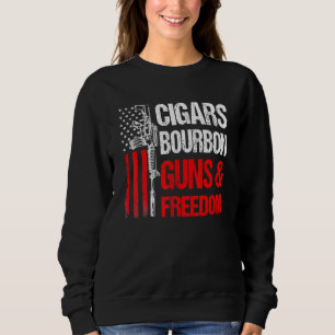 Camiseta Charutos Bourbon Liberdade Liberdade para os EUA P