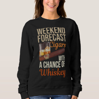 Camiseta Charutos E Uísque Bourbon Previsões Do Fim De Sema