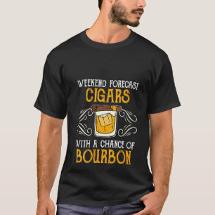 Camiseta Charutos-Mulher Com Possibilidade De Uísque Bourbo