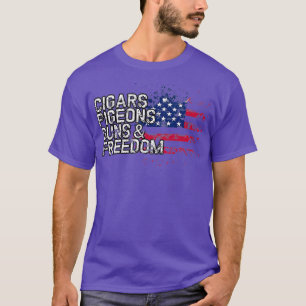 Camiseta Charutos PÍGEONS Armas PÍGEIS Liberdade