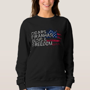 Camiseta Charutos PIRANHAS Armas & Liberdade PIRANHA