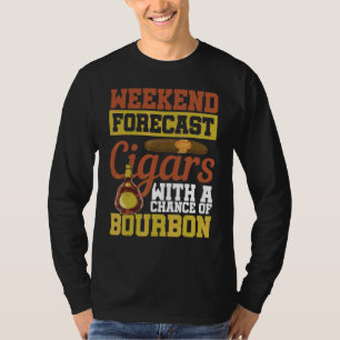 Camiseta Charutos Previstos No Fim De Semana Com Possibilid