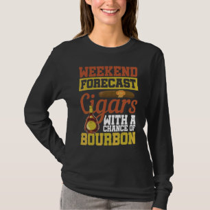 Camiseta Charutos Previstos No Fim De Semana Com Possibilid