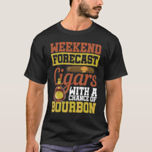 Camiseta Charutos Previstos No Fim De Semana Com Possibilid