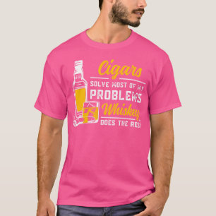 Camiseta Charutos resolvem a maioria dos meus problemas Whi