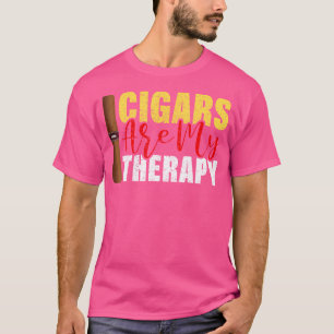 Camiseta Charutos São Minha Terapia Charuto Engraçado