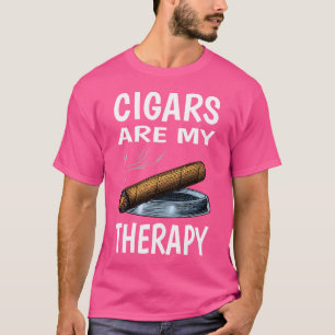 Camiseta Charutos São Minha Terapia Eu Fumo Charuto Eu Arte