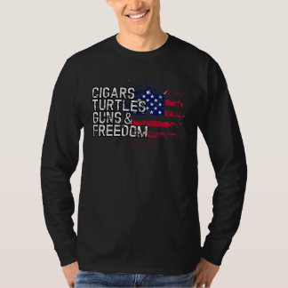 Camiseta Charutos Turtilha Armas Tortura Liberdade