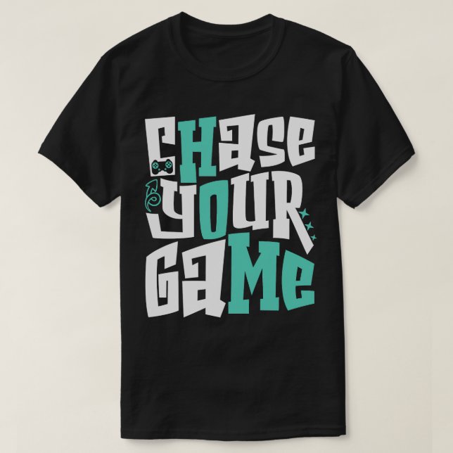 Camiseta Chase o Jogo (Frente do Design)
