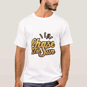Camiseta Chase O Sol - Tea De Aventura De Verão Retrospecti