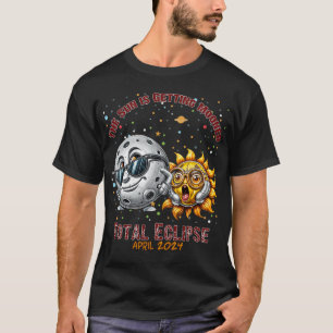 Camiseta Chase Solar Total Abril De 2024 Sun Está Chegando