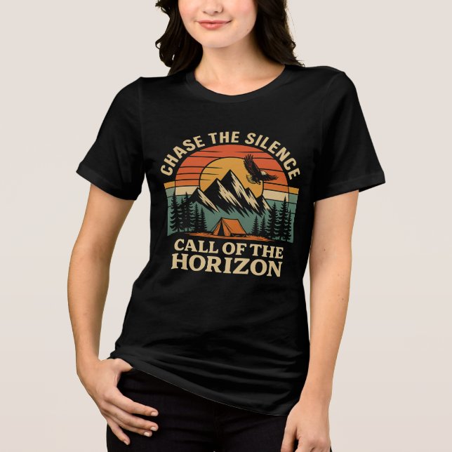 Camiseta Chase the Silence - Call of the Horizon Adventure  (Frente)
