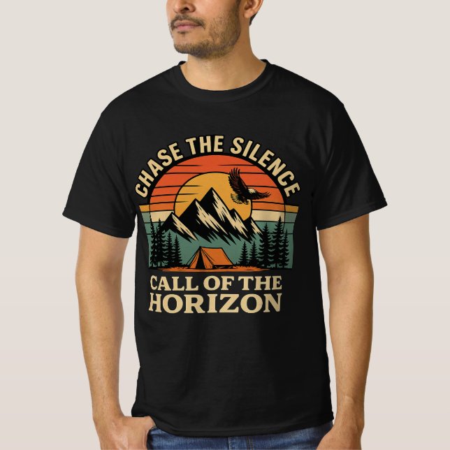 Camiseta Chase the Silence - Call of the Horizon Adventure  (Frente)