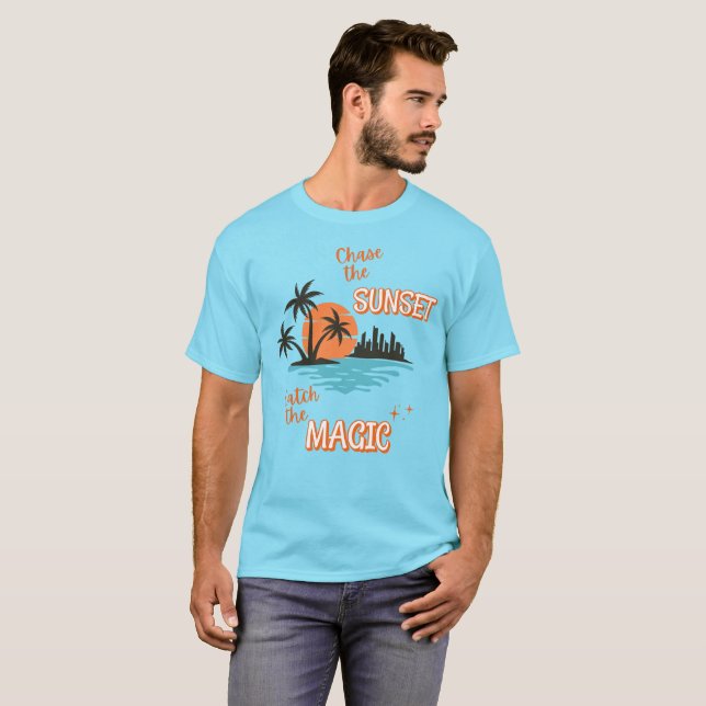 Camiseta Chase The Sunset (Frente Completa)