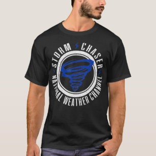 Camiseta Chasers de tempestades do Canal de Tempo Nacional