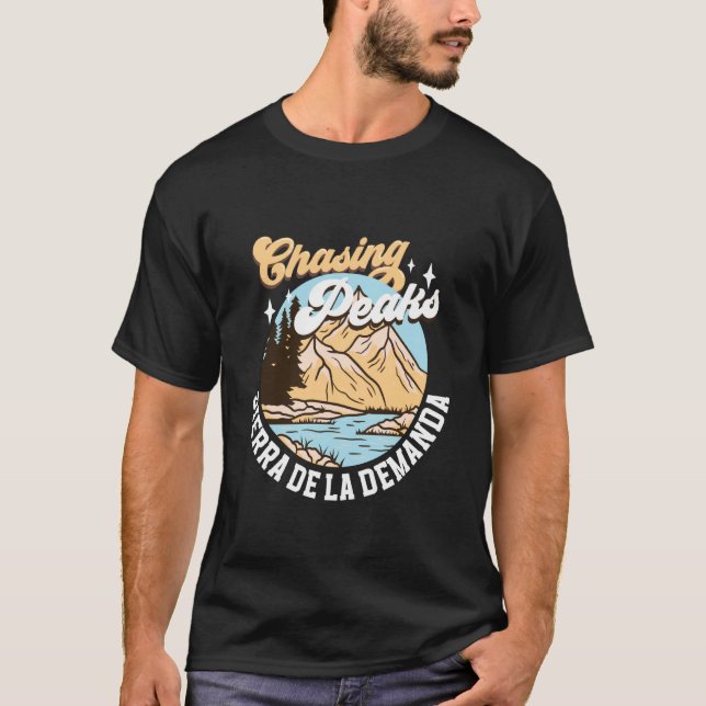 Camiseta Chasing Peaks - Sierra de la Demanda (Frente)