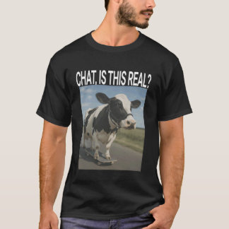 Camiseta Chat é esse Ai Vaca Engraçado Humor Gen Z Icônico