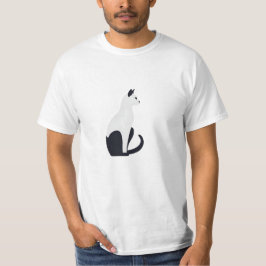 Camiseta chat élégant