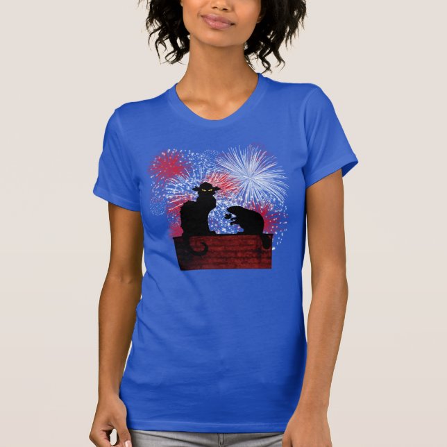 Camiseta Chat Noir Canada Day (Frente)