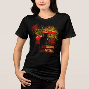 Camiseta Chat Noir Chinês Ano Novo
