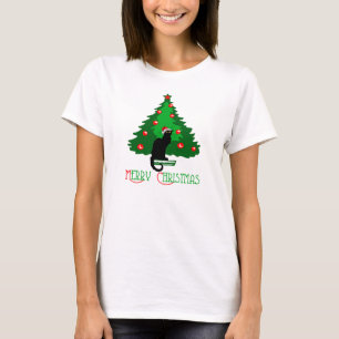Camiseta Chat Noir Feliz Natal