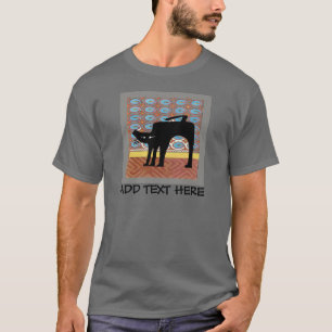 Camiseta Chat Noir, Impressão de Gato Preto