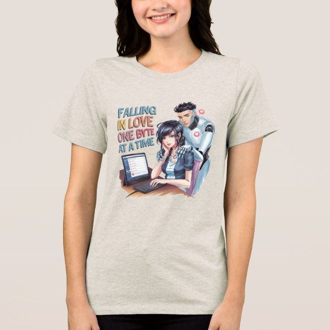Camiseta Chatbot Companion Ai Memes Apaixonados (Frente)