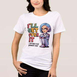 Camiseta Chatbot Memes Dramático Diva Tantrum Drama