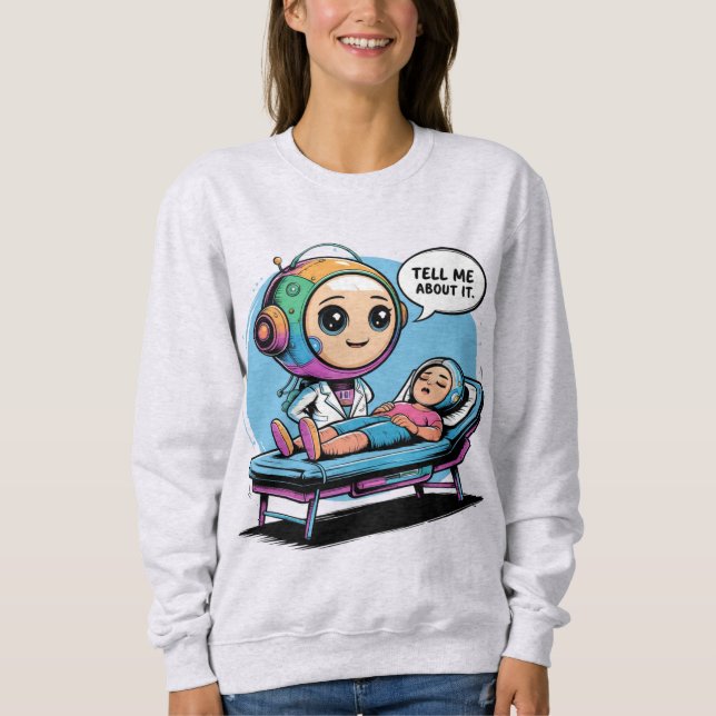 Camiseta Chatbot Memes Terapêutica Ai Chatbot (Frente)