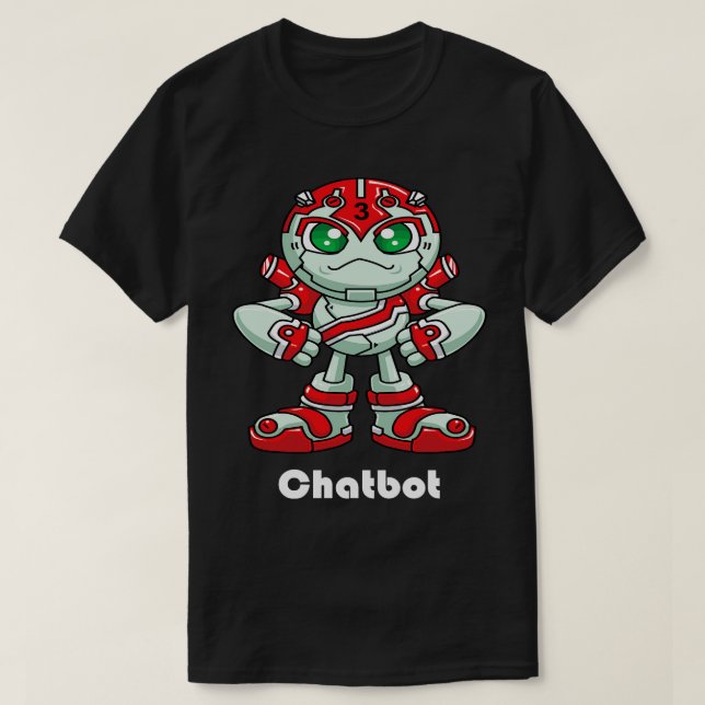 Camiseta Chatbot Robot 2 (Frente do Design)