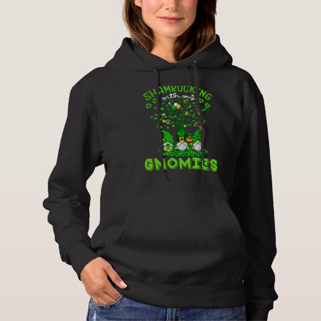 Camiseta Chateando Com Meus Gnomos De Dia de São Patrício (Frente)