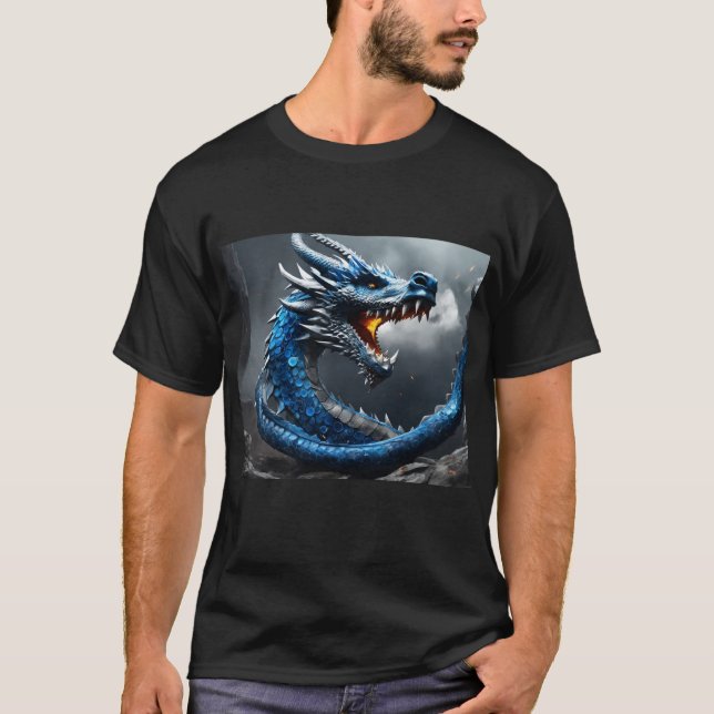 Camiseta ChatGPT Você disse: Dragão chinês Bechne ke liye (Frente)