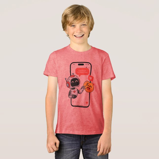 Camiseta Chats de Amor Técnico (Frente Completa)