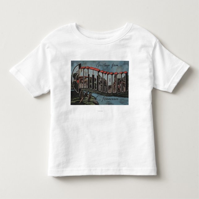 Camiseta Chattanooga, Tennessee (cena do rio) (Frente)