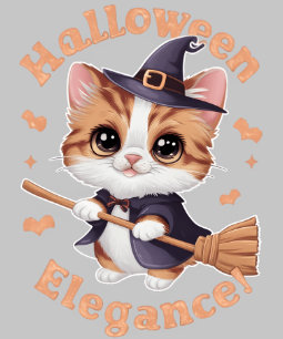 Camiseta Chausie Cat's Encantando o Halloween