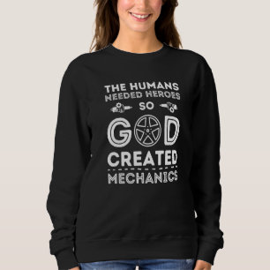 Camiseta Chave de fenda Deus Carro Mecânico Workshop Sinton