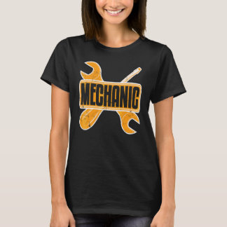 Camiseta Chave De Fenda E Chave De Carro Mecânico De Carro 