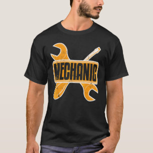 Camiseta Chave De Fenda E Chave De Carro Mecânico De Carro