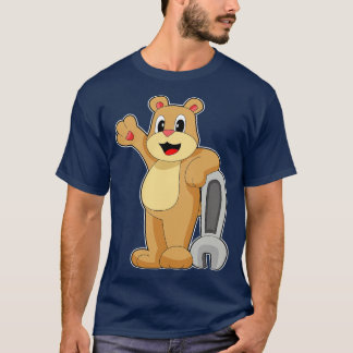 Camiseta Chave de Macaco Urso Mecânico