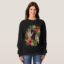 Camiseta Chave de Mecânico Tropical & Gráfico de Flor de Hi