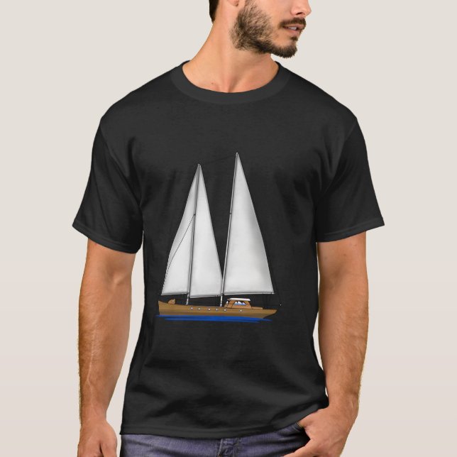 Camiseta Chave de Navegação Largo Florida Keys Beach 2-Side (Frente)