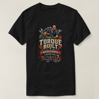 Camiseta Chave de Torque Construída Mecânico de Automóveis